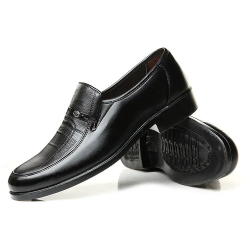Elegant Slip-On Loafers for Men - Versatile Round Toe Casual and Business Shoes, Handmade Mocasines for All-Day Comfort